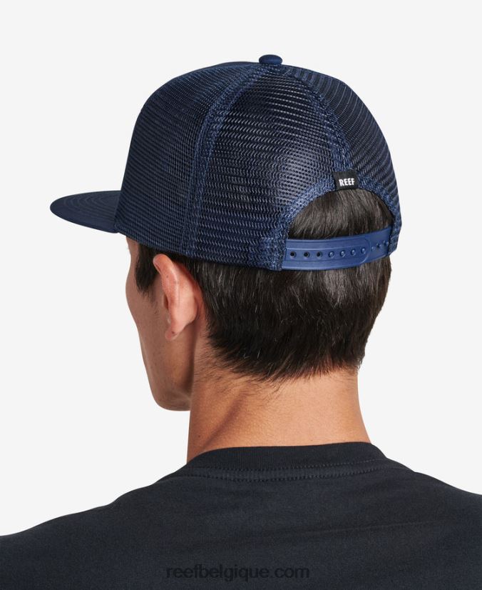 Hommes Reef insigne bleu casquette madre snapback 2H4Z0V766