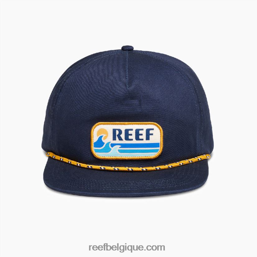 Hommes Reef insigne bleu chapeau déstructuré molera 2H4Z0V808