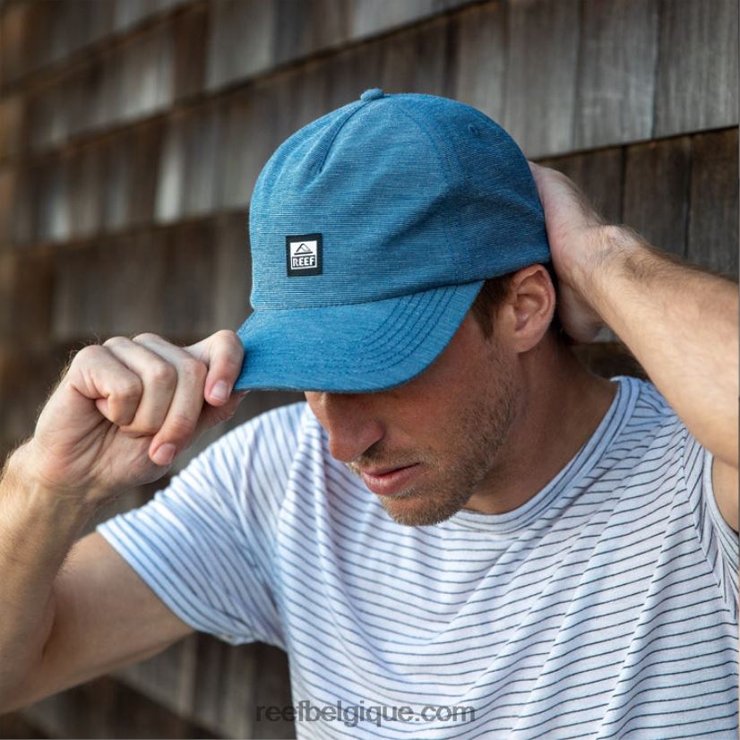 Hommes Reef insigne bleu chapeau non structuré bellport snapback 2H4Z0V802