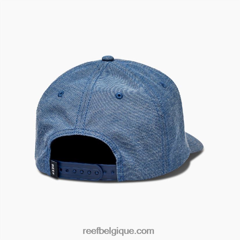 Hommes Reef insigne bleu chapeau non structuré bellport snapback 2H4Z0V802