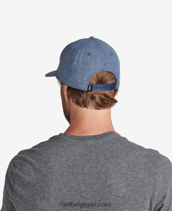Hommes Reef insigne bleu chapeau non structuré bellport snapback 2H4Z0V802