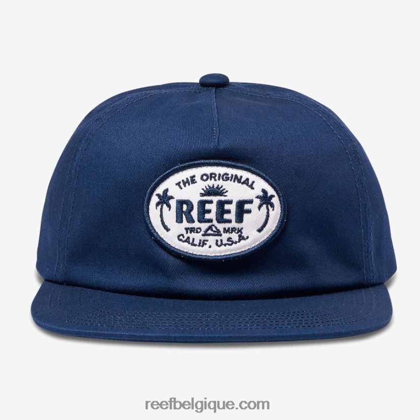 Hommes Reef insigne bleu chapeau non structuré gaviota strapback 2H4Z0V780