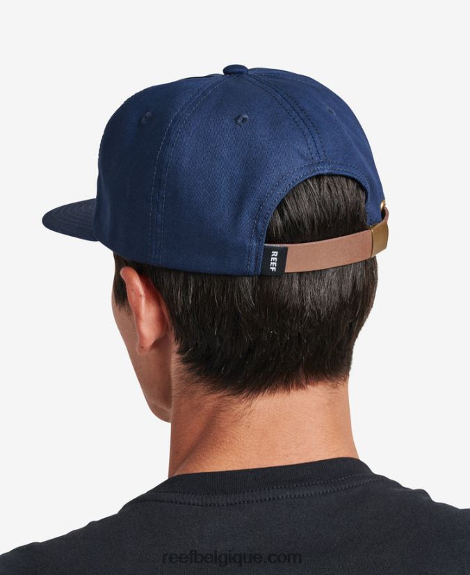Hommes Reef insigne bleu chapeau non structuré gaviota strapback 2H4Z0V780