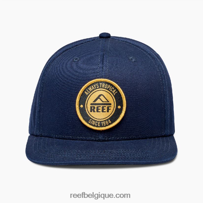 Hommes Reef insigne bleu chapeau à visière plate woodbury 2H4Z0V806