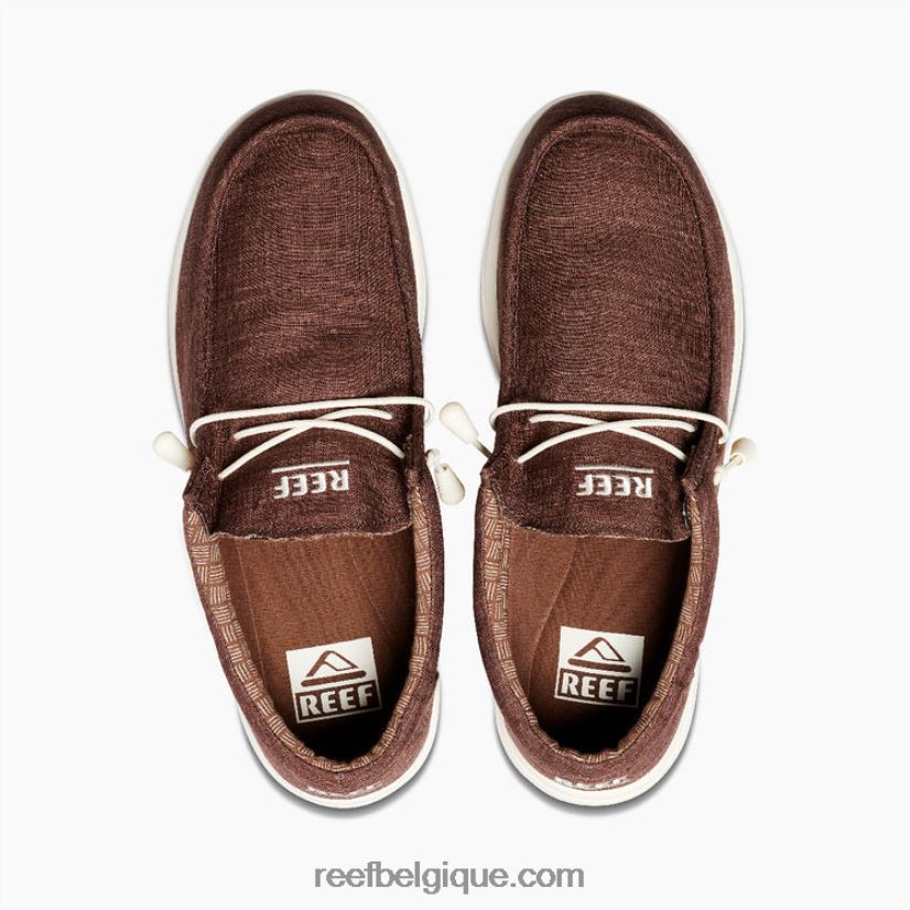 Hommes Reef brun coussin côte textile 2H4Z0V525