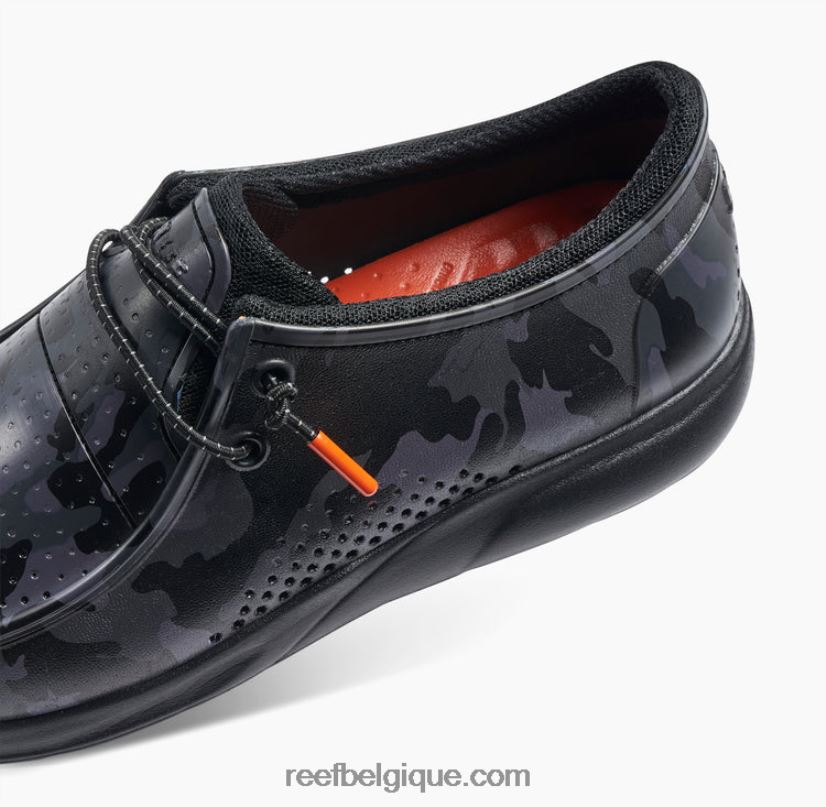 Hommes Reef camouflage noir impressions de la côte de l'eau 2H4Z0V526