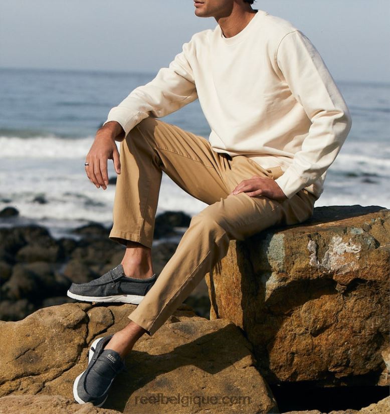 Hommes Reef charbon coussin côte textile 2H4Z0V483