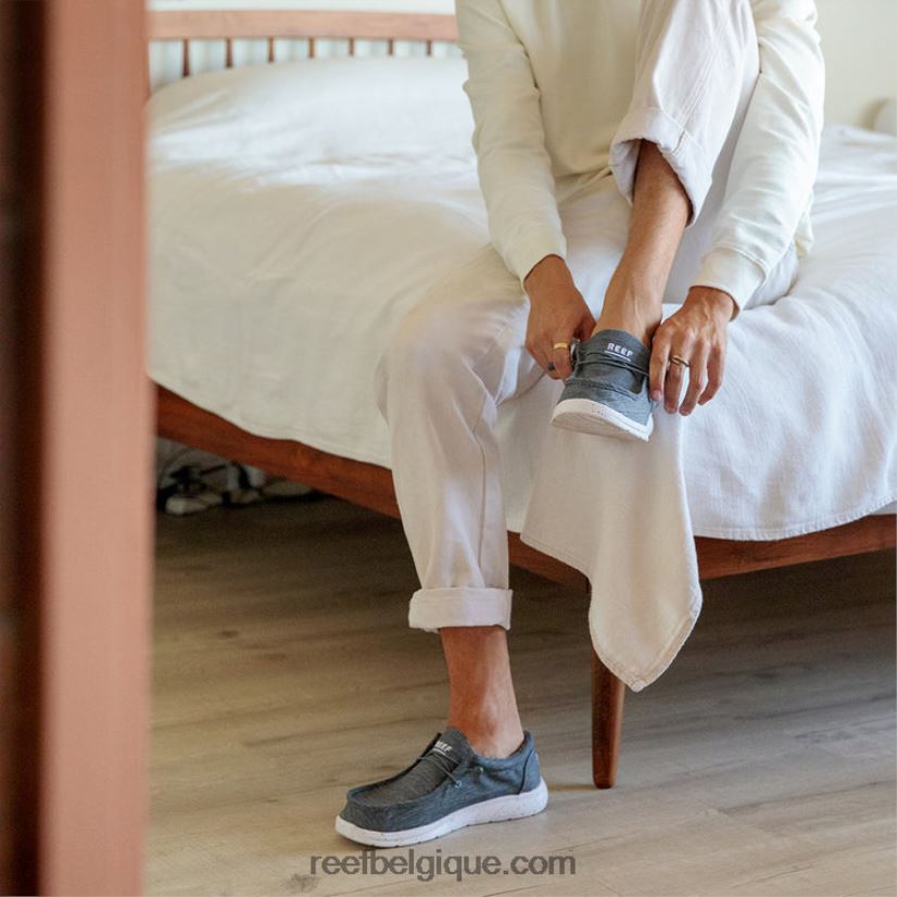 Hommes Reef charbon coussin côte textile 2H4Z0V483