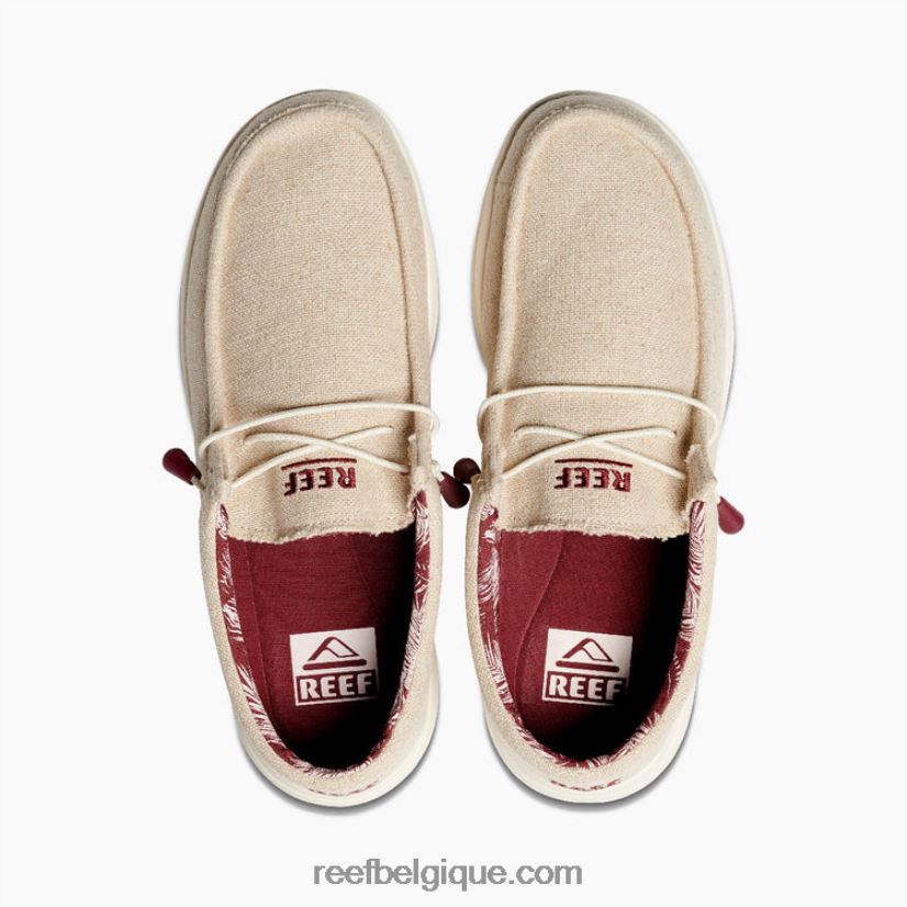 Hommes Reef jute beige coussin côte textile 2H4Z0V531