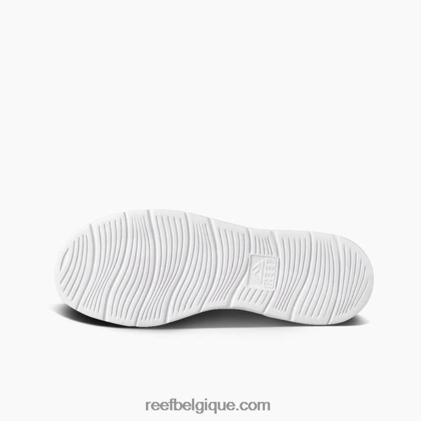 Hommes Reef marine/blanc coussin côte maille 2H4Z0V520