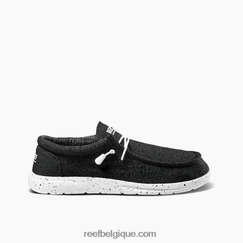 Hommes Reef noir blanc coussin côte textile 2H4Z0V487