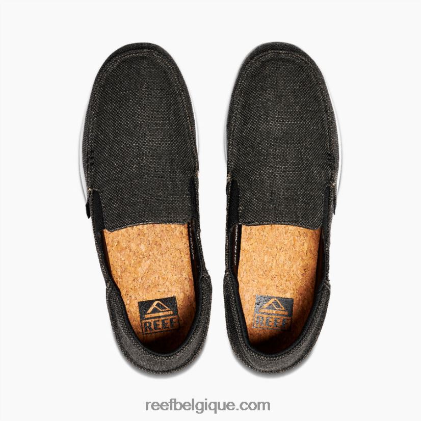 Hommes Reef noir blanc coussin copain 2H4Z0V524