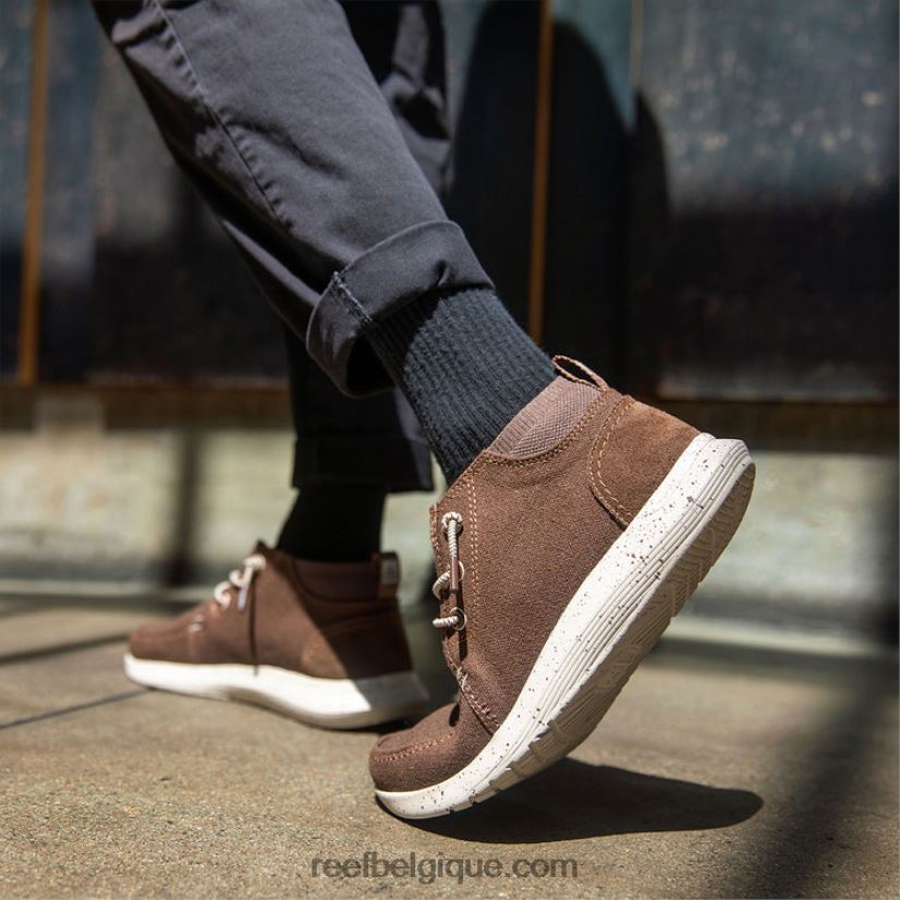 Hommes Reef brun bonnet blanc 2H4Z0V517