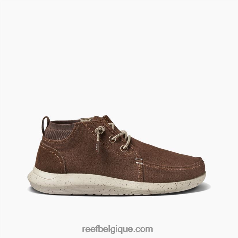 Hommes Reef brun bonnet blanc 2H4Z0V517