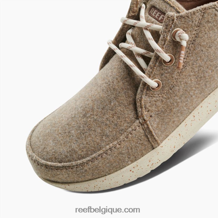 Hommes Reef laine beige bonnet blanc 2H4Z0V514