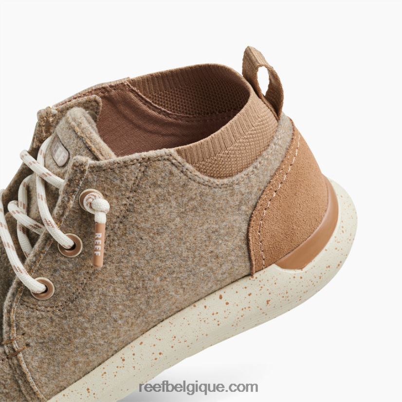 Hommes Reef laine beige bonnet blanc 2H4Z0V514