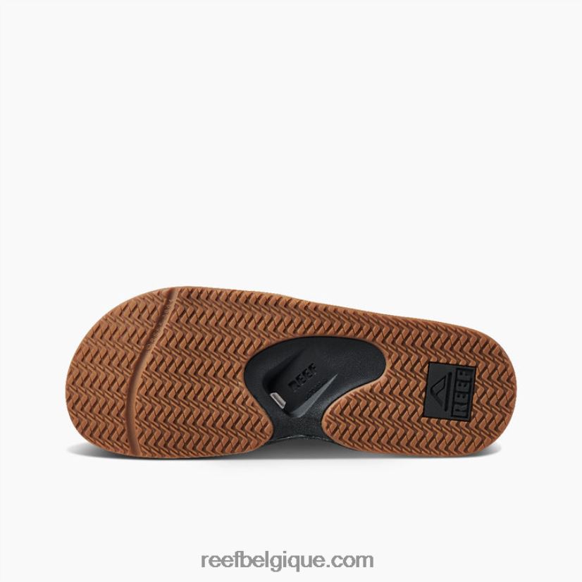 Hommes Reef Noir argent toboggan 2H4Z0V332