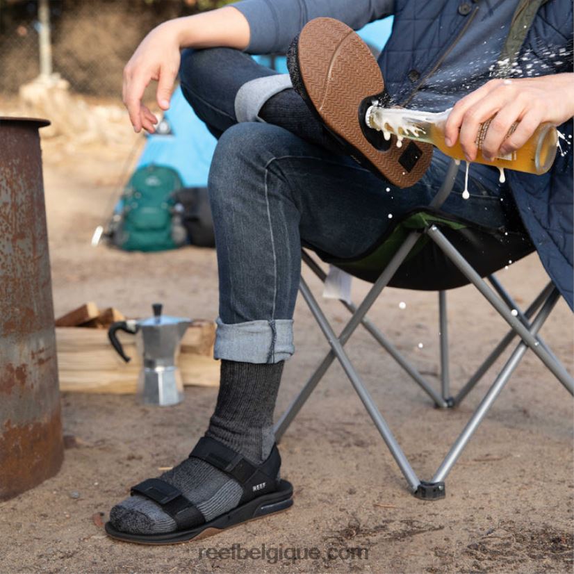 Hommes Reef noir/argent attiser baja 2H4Z0V377