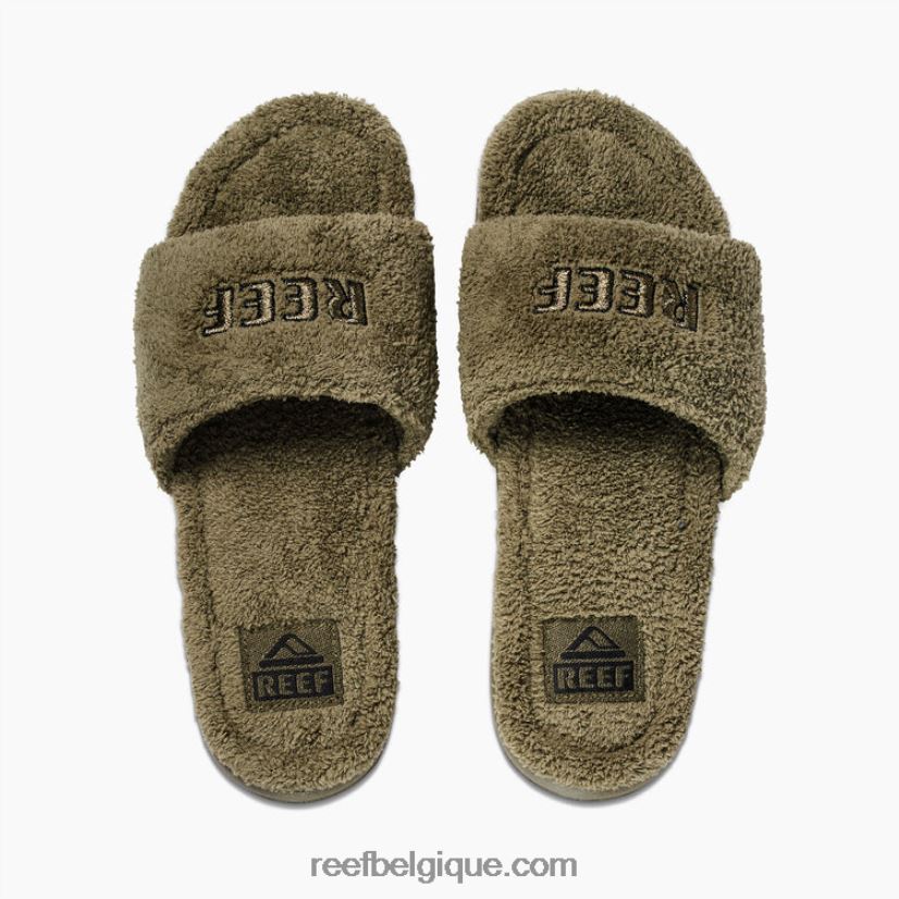 Hommes Reef olive une diapositive 2H4Z0V550