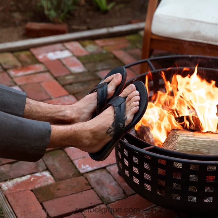 Hommes Reef brun coussin luxe 2H4Z0V344