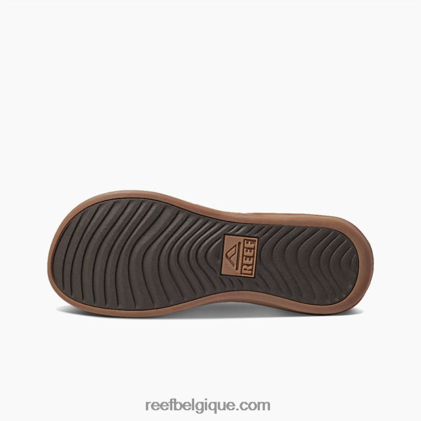 Hommes Reef brun coussin luxe 2H4Z0V344