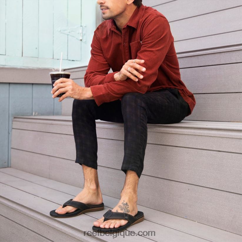 Hommes Reef brun coussin luxe 2H4Z0V344