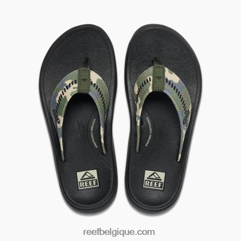 Hommes Reef camouflage/gris croiseur à semelle gonflée 2H4Z0V435