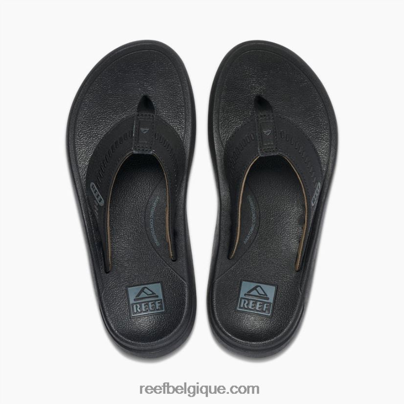 Hommes Reef gris noir croiseur à semelle gonflée 2H4Z0V416