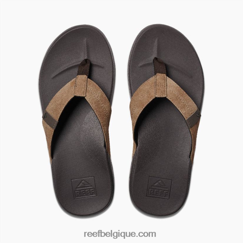 Hommes Reef marron/beige coussin fantôme 2H4Z0V352