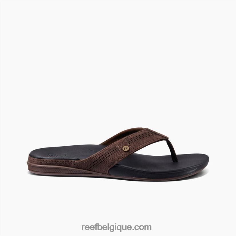 Hommes Reef noir marron coussin luxe 2H4Z0V360