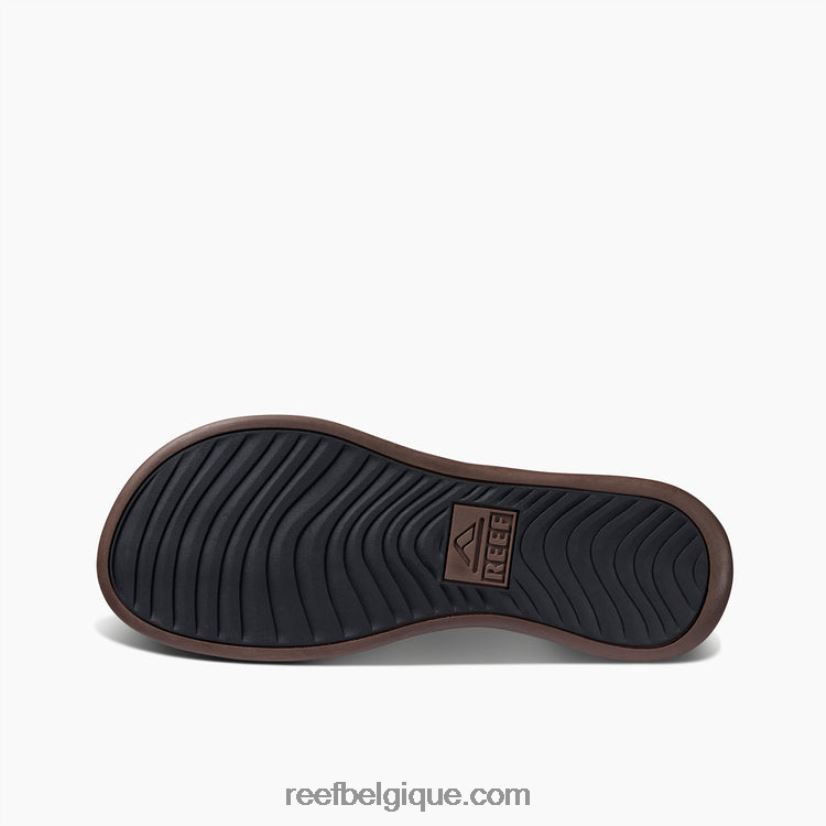 Hommes Reef noir marron coussin luxe 2H4Z0V360