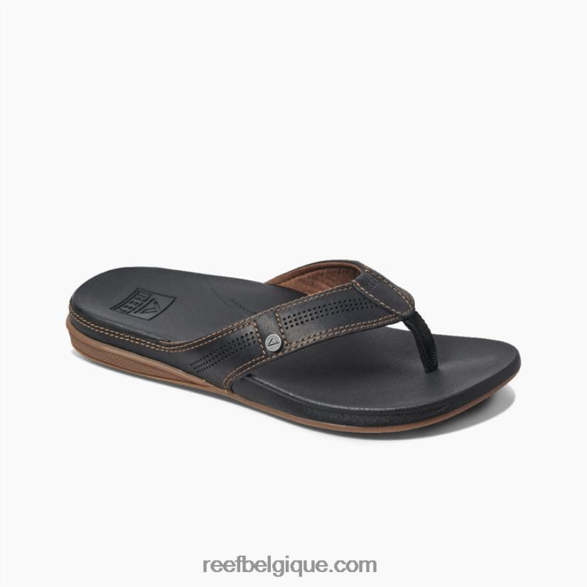 Hommes Reef noir marron coussin luxe 2H4Z0V360