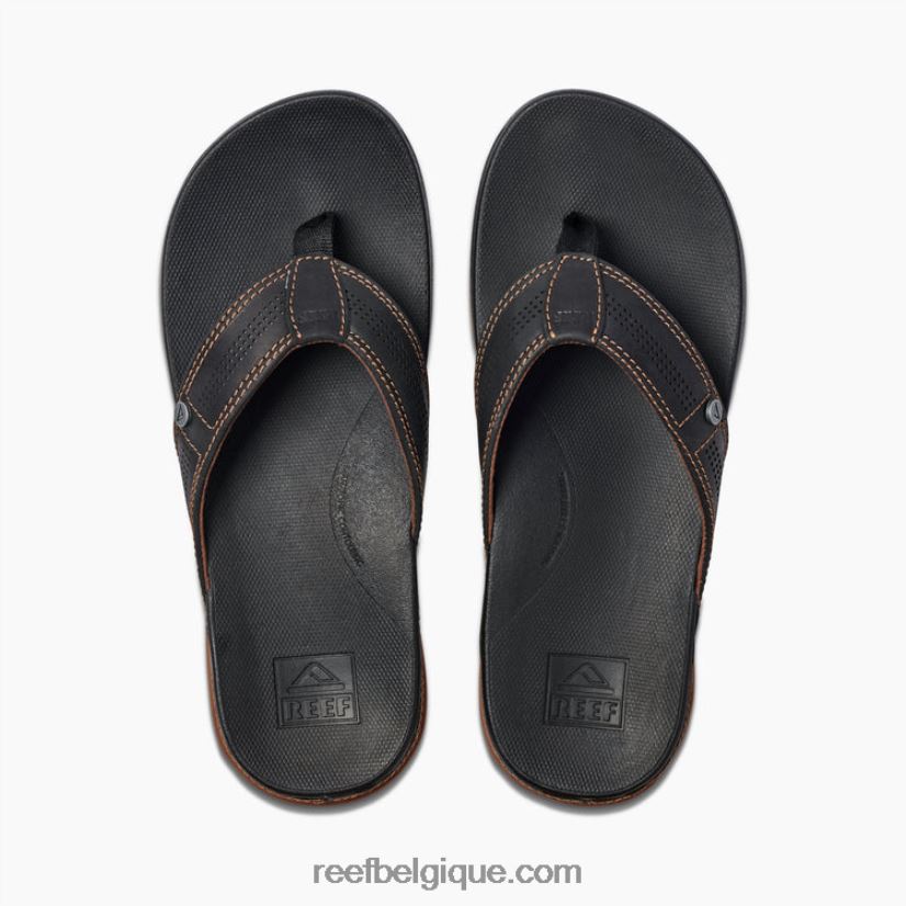 Hommes Reef noir marron coussin luxe 2H4Z0V360