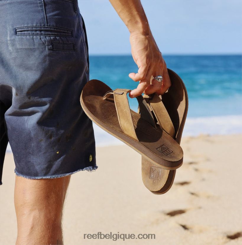 Hommesmarron foncé dérive de récif classique 2H4Z0V368