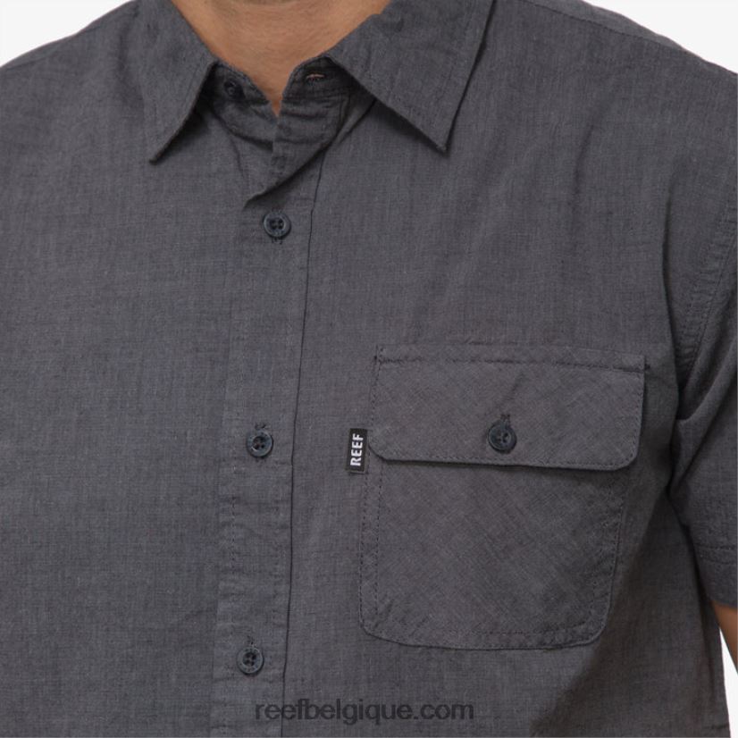 Hommes Reef caviar chemise à manches courtes 2H4Z0V645