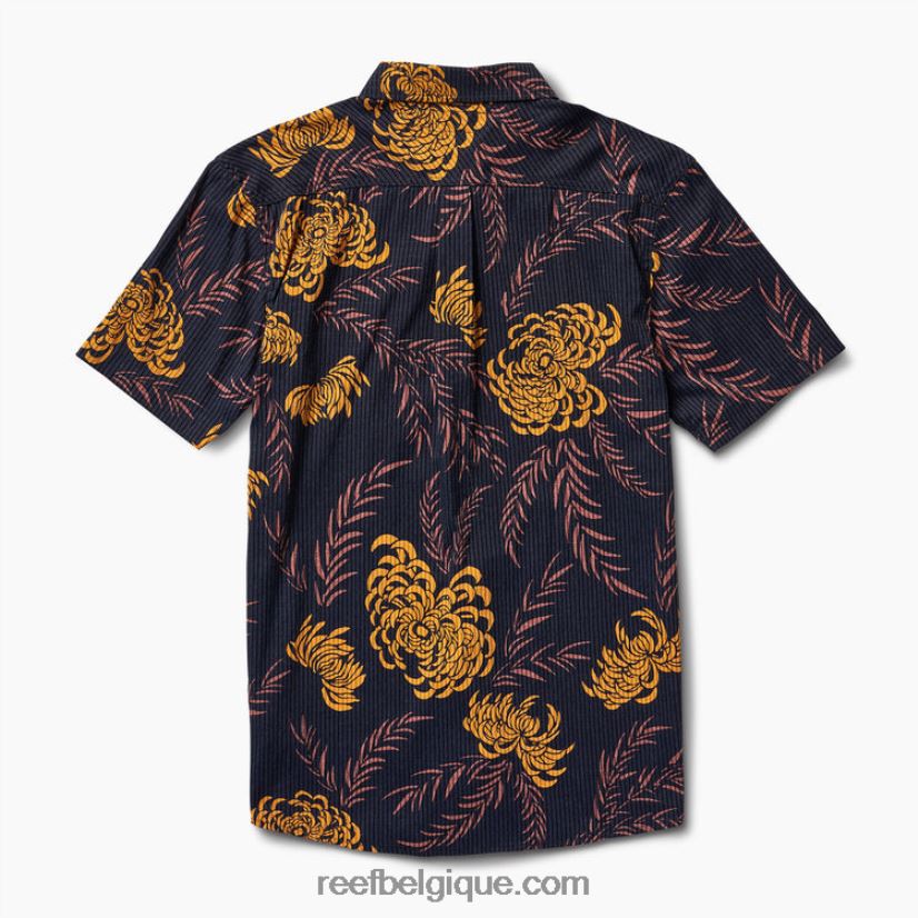 Hommes Reef ciel de nuit chemise cole à manches courtes 2H4Z0V635