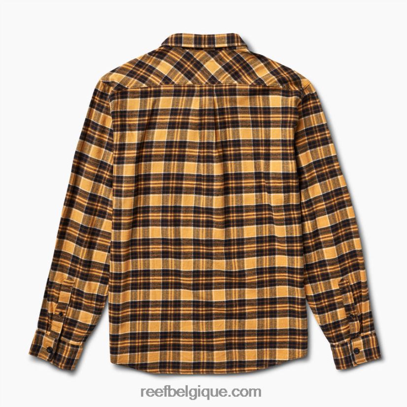 Hommes Reef falaise de chêne chemise en flanelle à manches longues kosma 2H4Z0V667