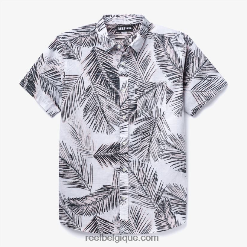 Hommes Reef guimauve chemise à manches courtes daintree 2H4Z0V636