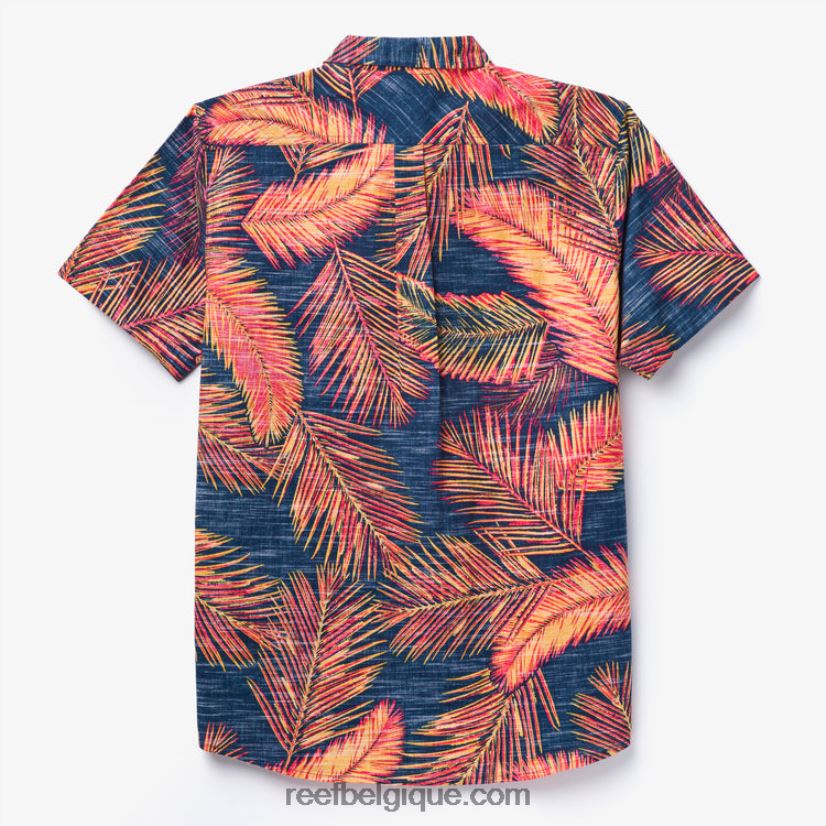 Hommes Reef hibiscus chemise à manches courtes daintree 2H4Z0V634