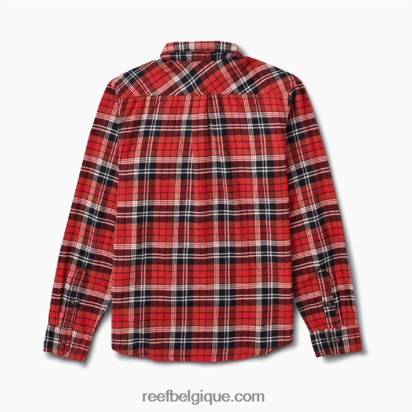 Hommes Reef piment chemise tissée en flanelle bisbee 2H4Z0V664
