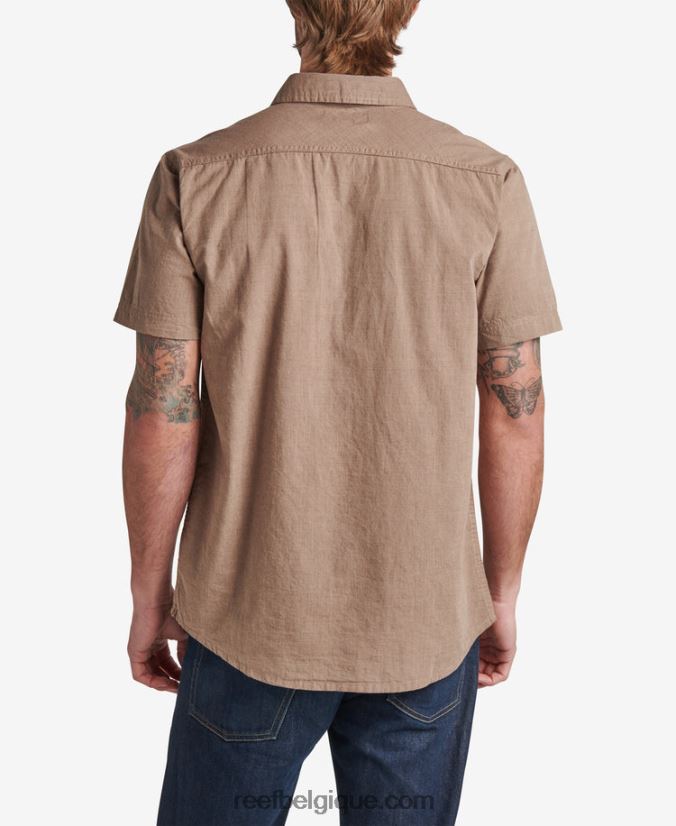 Hommes Reef tambour de pluie chemise à manches courtes 2H4Z0V659