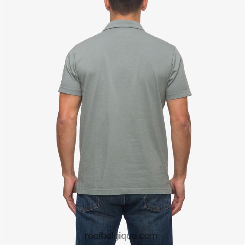 Hommes Reef vert chinois polo à manches courtes Walker 2H4Z0V637