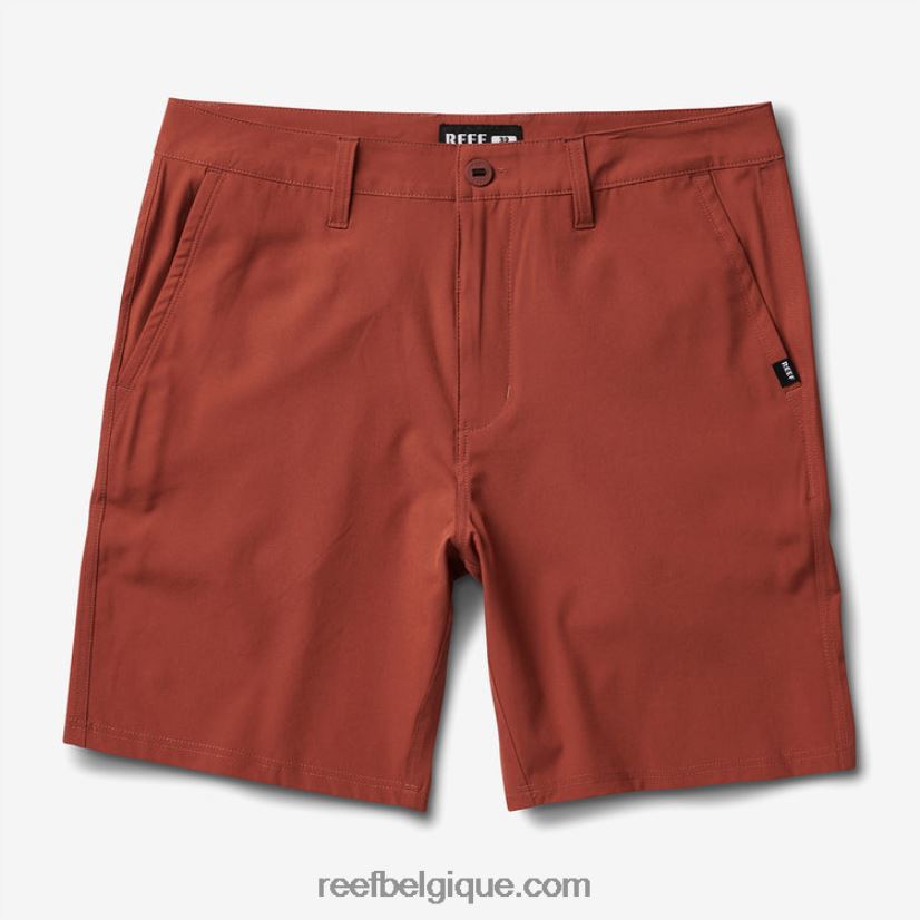 Hommes Reef acajou short de marche hybride medford 19