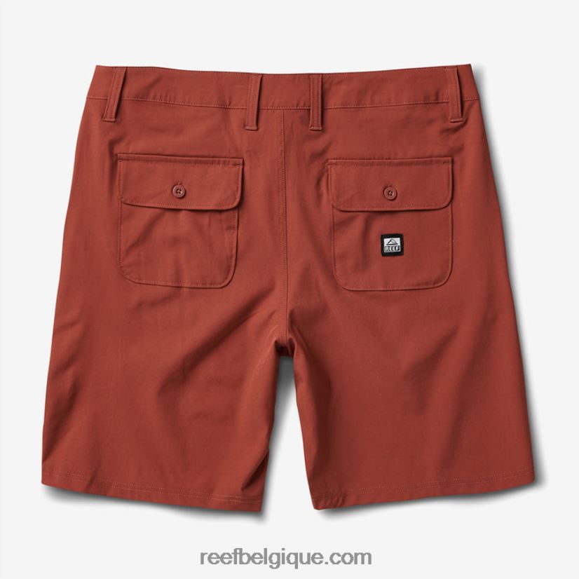 Hommes Reef acajou short de marche hybride medford 19