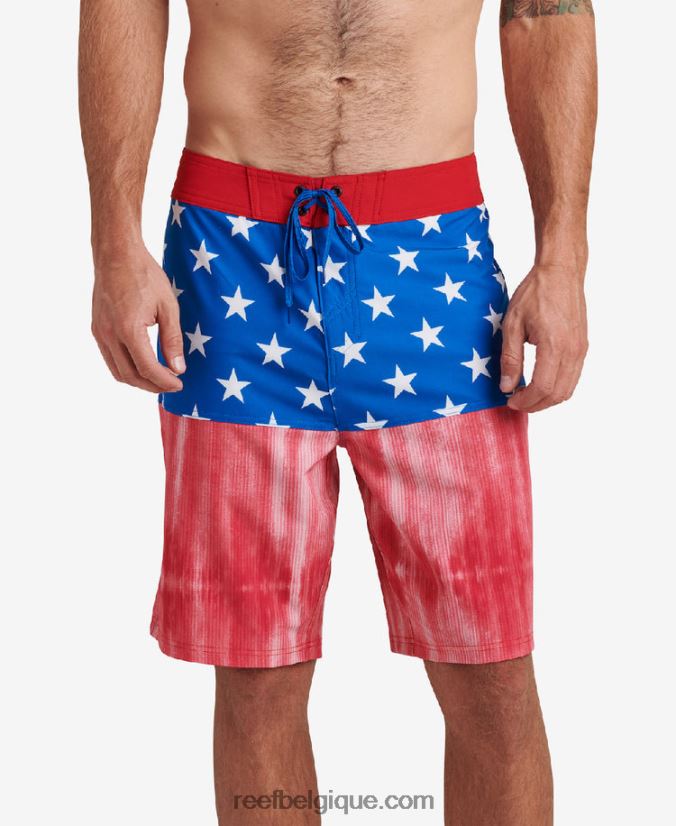 Hommes Reef bouffon rouge razzle planche courte 20" 2H4Z0V687