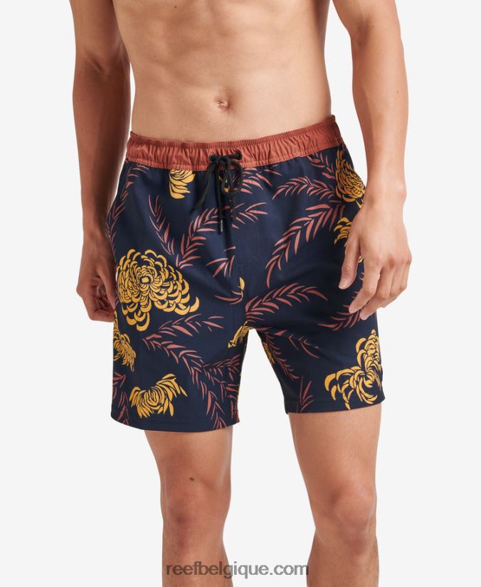 Hommes Reef ciel de nuit john volley short 17" 2H4Z0V695