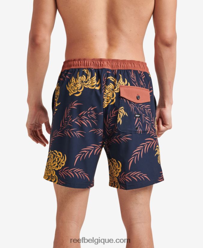 Hommes Reef ciel de nuit john volley short 17