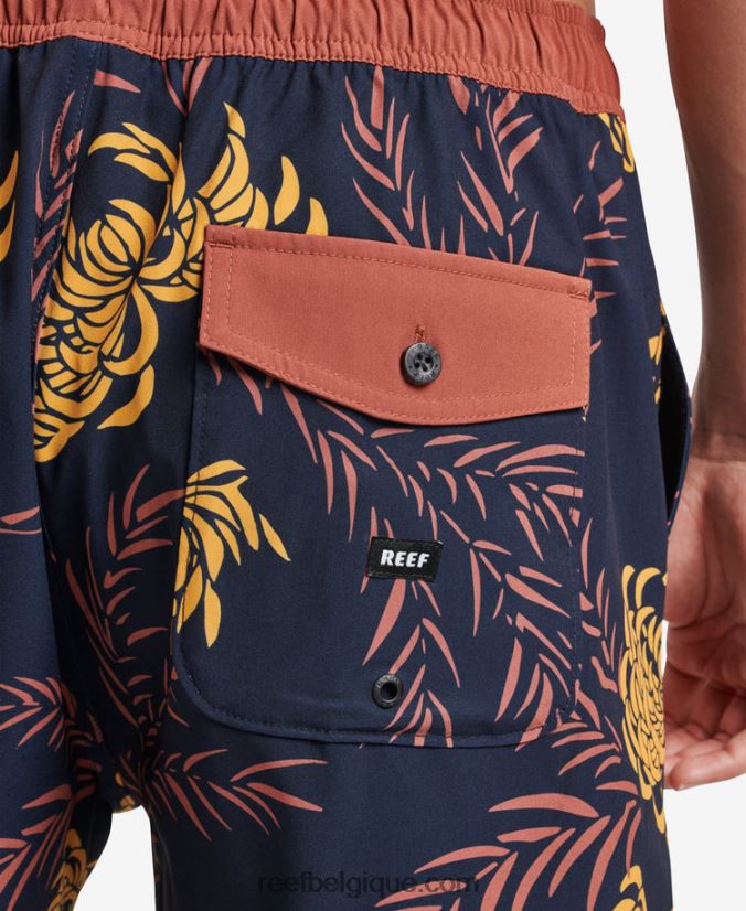 Hommes Reef ciel de nuit john volley short 17