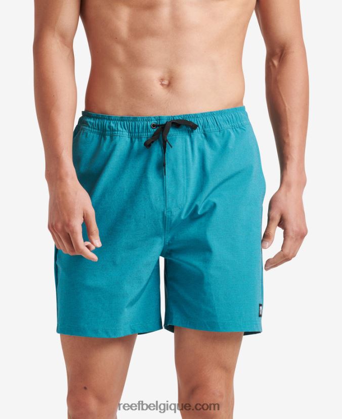 Hommes Reef golfe de biscaye short de marche taille élastique Fields 17" 2H4Z0V699