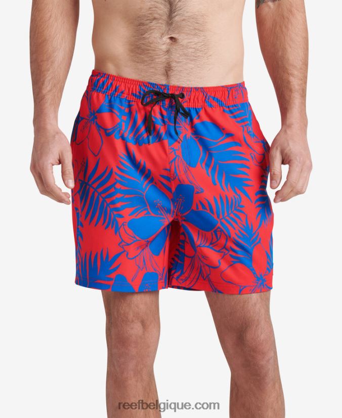 Hommes Reef hibiscus planche walton short 19" 2H4Z0V720